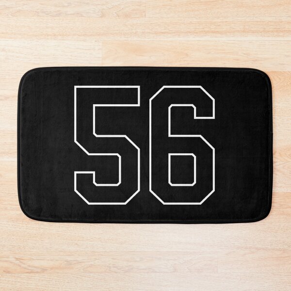 Item preview, Black Number 56 lucky sports jersey fifty six designed and sold by HeavyStyle.