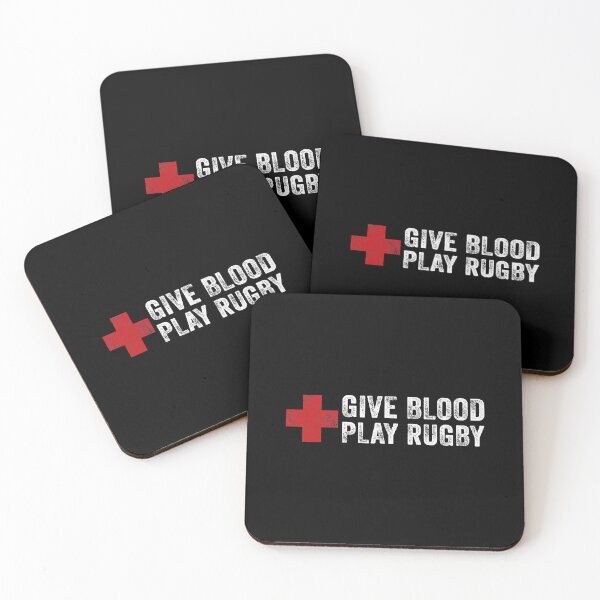 Item preview, Give Blood Play Rugby Funny Rugger League Union designed and sold by judysophia.