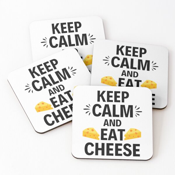 Item preview, Keep Calm And Eat Cheese | National Cheese Fondue Day | Cute Cheese Lover  designed and sold by chetan786.