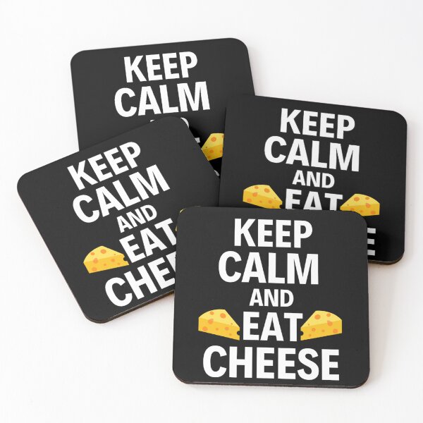Item preview, Keep Calm And Eat Cheese | National Cheese Fondue Day | Cute Cheese Lover  designed and sold by chetan786.