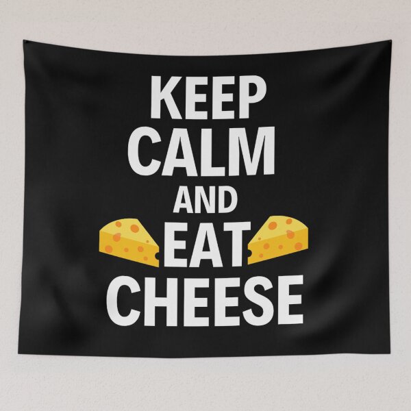 Item preview, Keep Calm And Eat Cheese | National Cheese Fondue Day | Cute Cheese Lover  designed and sold by chetan786.