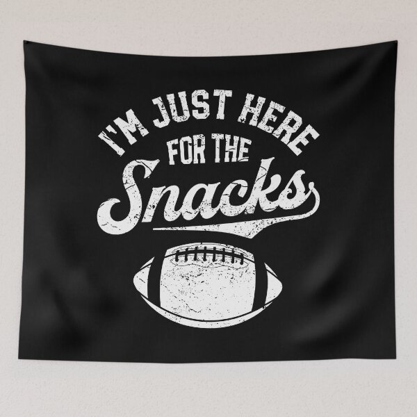 Item preview, I'm Just Here For The Snacks Funny Fantasy Football League designed and sold by judysophia.