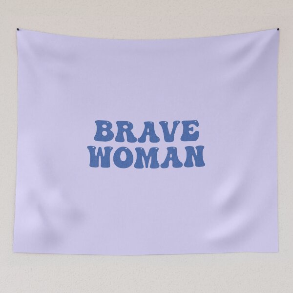 Item preview, Brave Woman Denim Quote  designed and sold by NAYANA S KUMAR.