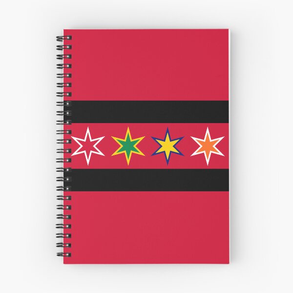 Item preview, Chicago City Flag - Blackhawks designed and sold by HootMoose.