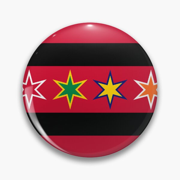 Item preview, Chicago City Flag - Blackhawks designed and sold by HootMoose.
