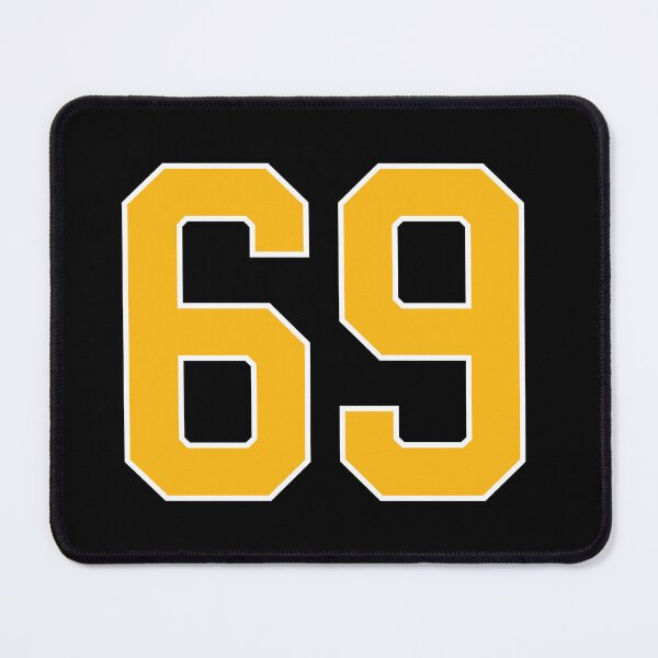 Item preview, Yellow Number 69 lucky sports jersey sixty nine designed and sold by HeavyStyle.