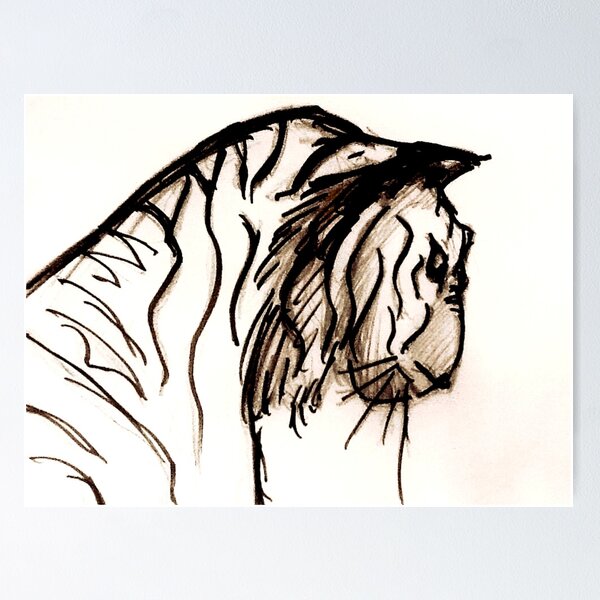 Item preview, WHITE TIGER designed and sold by ArredondoPrime.