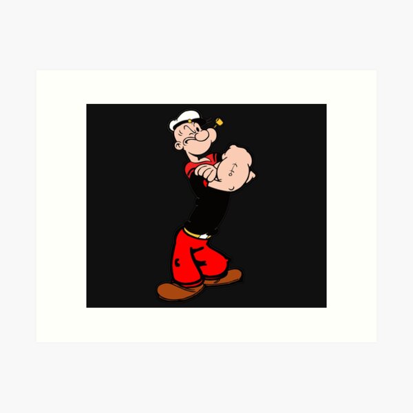 POPEYE The Sailor Man CARDBOARD CUTOUT Standee Standup Poster Spinach Lover F/S 