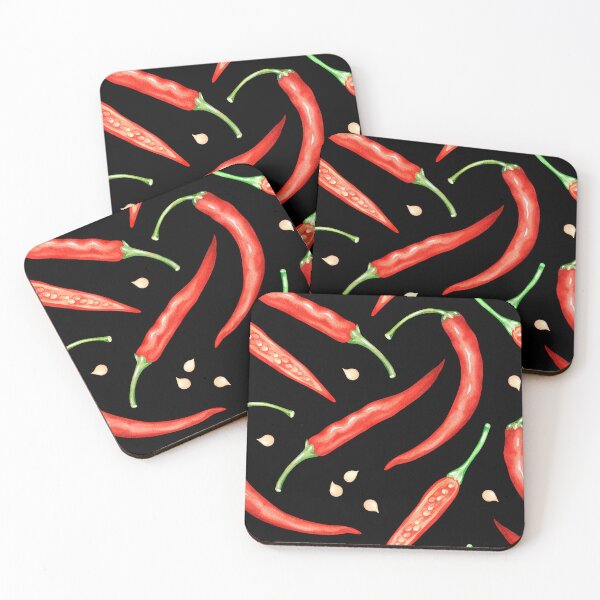 Item preview, Hot red pepper. Watercolor drawing. designed and sold by Trilisti.
