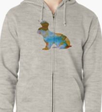 Hase Hoodie mit Reißverschluss