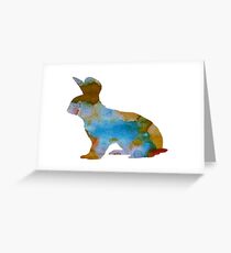 Hase Grußkarte