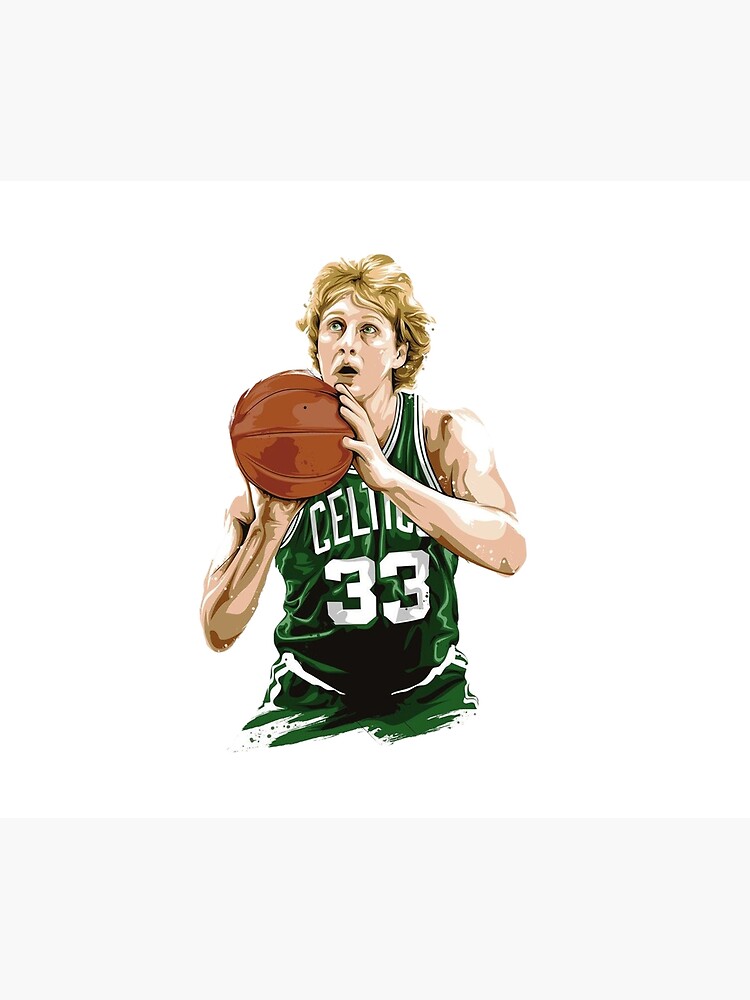 LARRY BIRD ART VOL. 2 Sticker for Sale by Adityayayrne