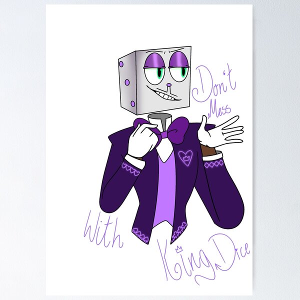 Quadro e poster King Dice - CupHead - Quadrorama