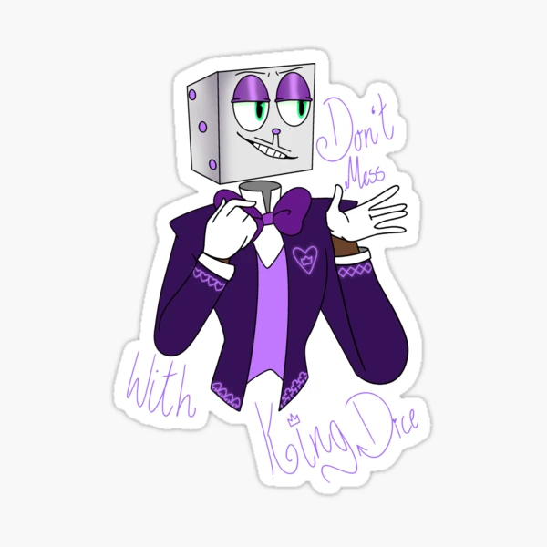 King Dice Ace Sticker for Sale by bridgettevis8