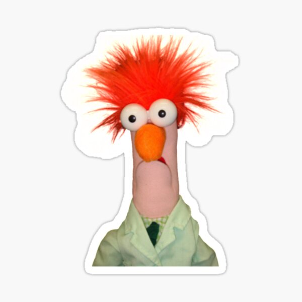 "BEST SELLER Beaker (Muppet) Merchandise Essential TShirt" Sticker