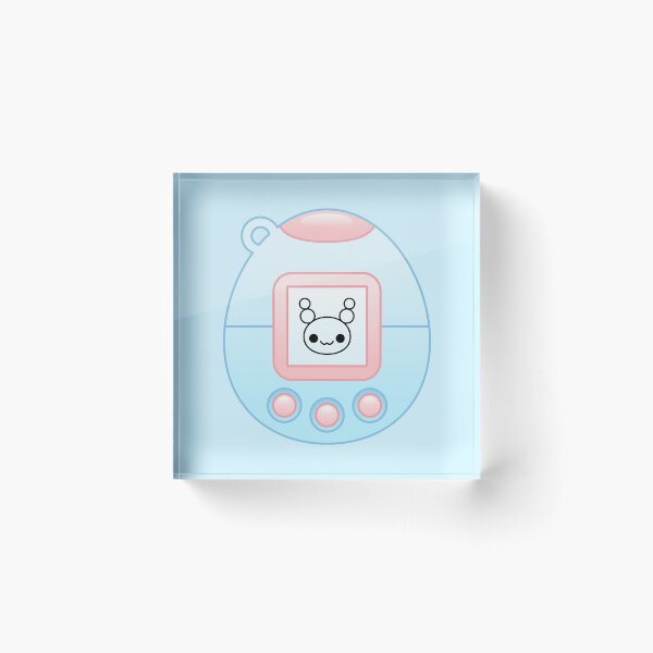 Item preview, kawaii blue virtual pet machine designed and sold by kittybox.