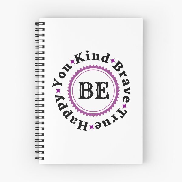 Item preview, Be Kind Be Brave Be True Be Happy Be You - Funny Motivational Words | Funny Inspirational Words designed and sold by Delandor.