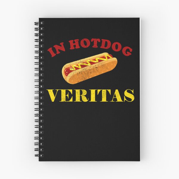 Artikelvorschau, In Hotdog veritas - lustiger Akademiker Grill Spruch entworfen und verkauft von VitoTDesign.