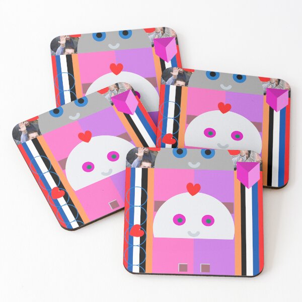 Item preview, Two Kids in Love in the Stripe House with a pink cheese wedge designed and sold by SnarkyTeesMugs.