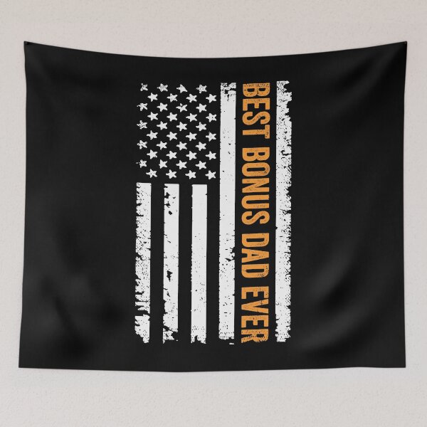 Item preview, Best Bonus Dad Ever American Flag Shirt, Bonus Dad Shirt, Gift For Bonus Dad, Daddy Shirt, Best Dad Ever Shirt, Gift For Dad, Step Dad Shirt designed and sold by aymob.