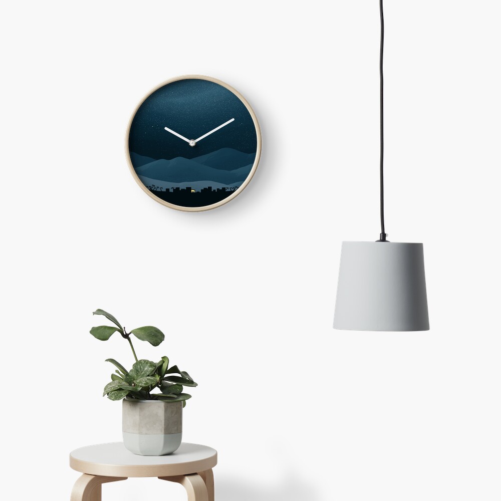 Item preview, Clock designed and sold by OneLeggedKiwi.