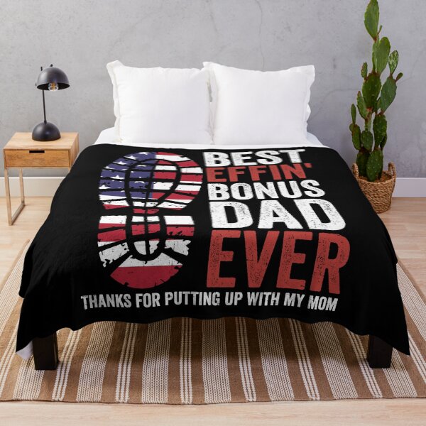 Item preview, Best Effin’ Bonus Dad Ever Thanks For Putting Up With My Mom Shirt, Daddy American Flag Shirt, Stepfather Gift Shirt, Patriotic Dad Gift designed and sold by aymob.