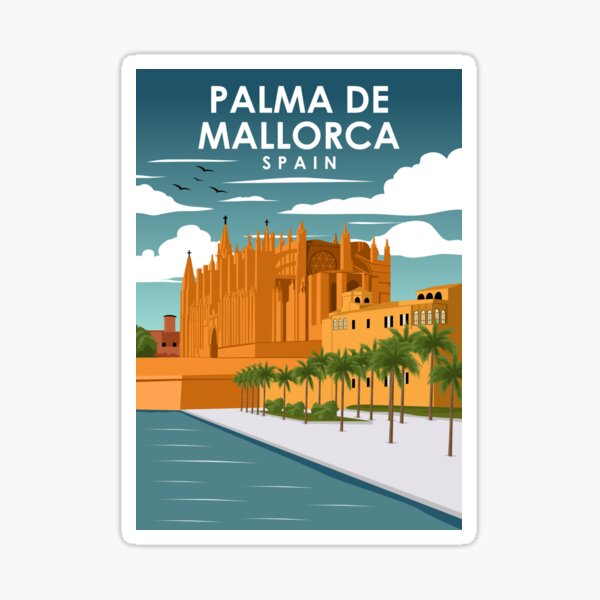 Spain Travel stickers - Barcelona - Madrid - Digital stickers for