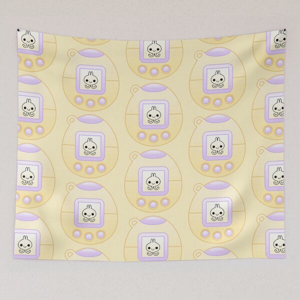 Item preview, kawaii yellow virtual pet machine designed and sold by kittybox.