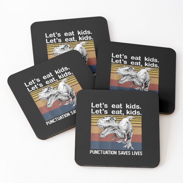 Item preview, Let Eat Kids La puntuación salva vidas Fun Grammar Rex designed and sold by Wendiart.