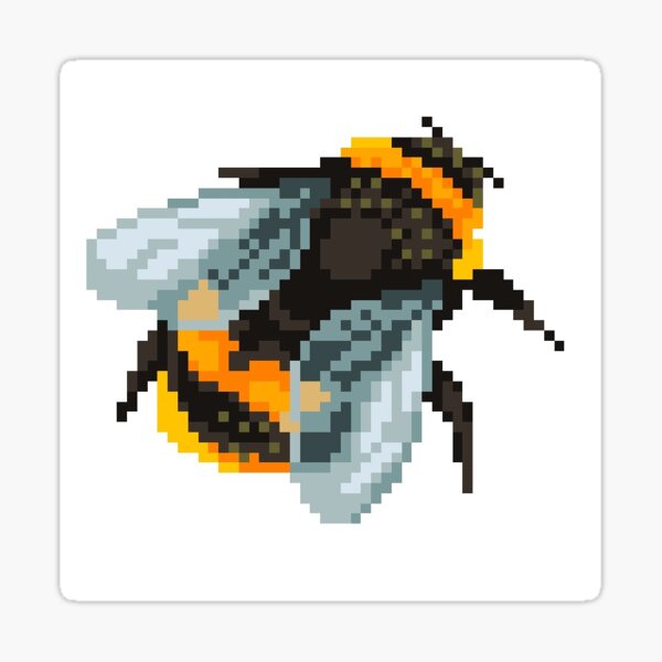 Pixel Bumblebee Art\