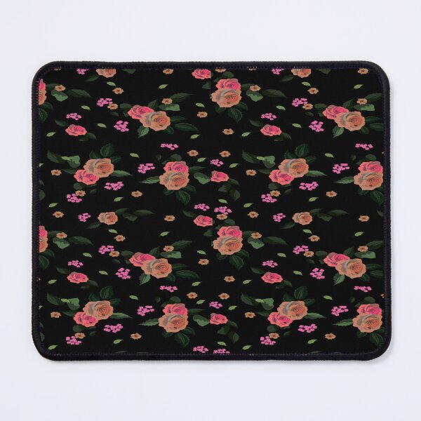 Item preview, Retro Abstract Multi Color Pattern, Black Swirly Floral Pattern designed and sold by Mr-true-design.