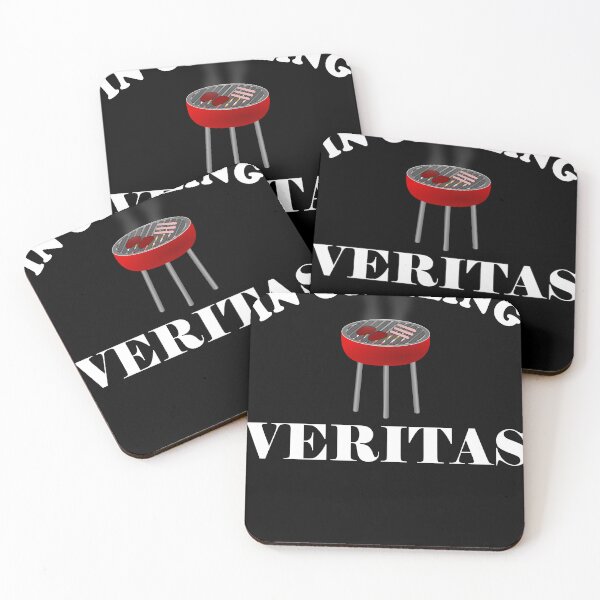 Artikelvorschau, In Grilling veritas - lustiger Akademiker BBQ Spruch entworfen und verkauft von VitoTDesign.