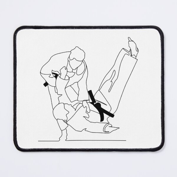 Item preview, Japan Judo sport minimalism drawing designed and sold by Blondiabshop.