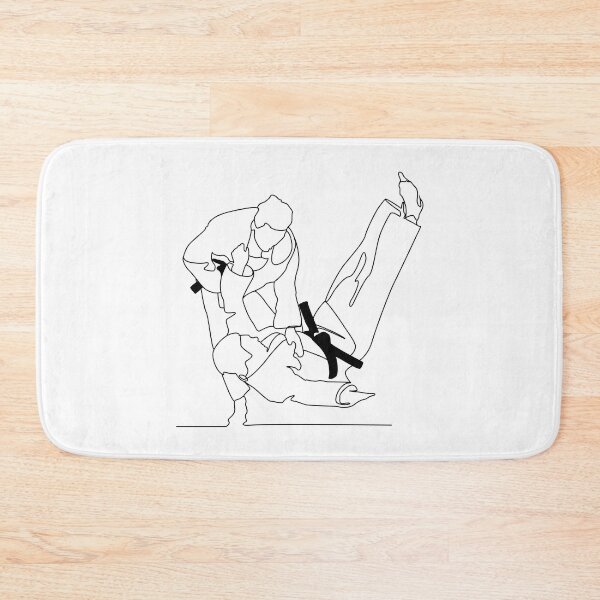 Item preview, Japan Judo sport minimalism drawing  designed and sold by Blondiabshop.