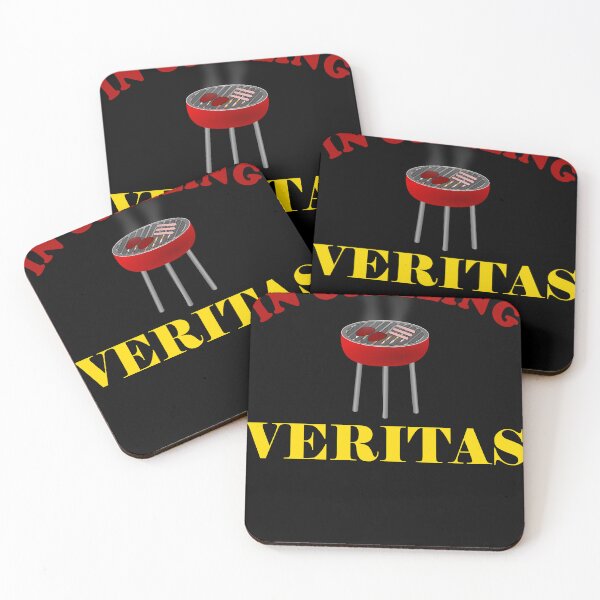 Artikelvorschau, In Grilling veritas - lustiger Akademiker BBQ Spruch entworfen und verkauft von VitoTDesign.