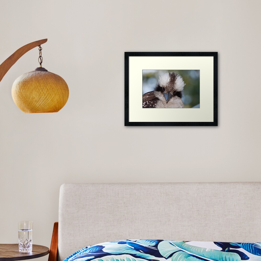 Who you look'in at? Framed Art Print