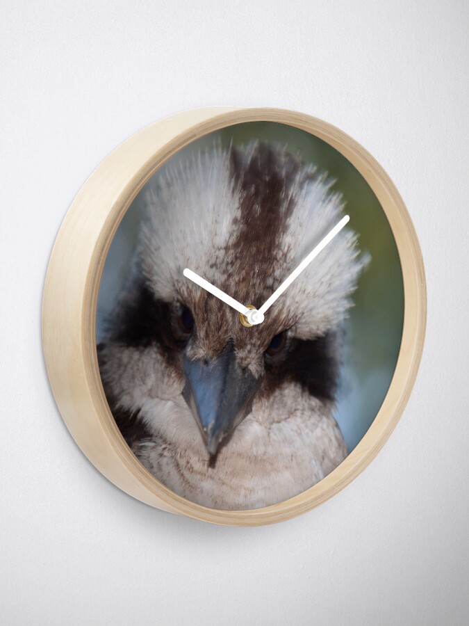 Alternate view of Who you look'in at? Clock