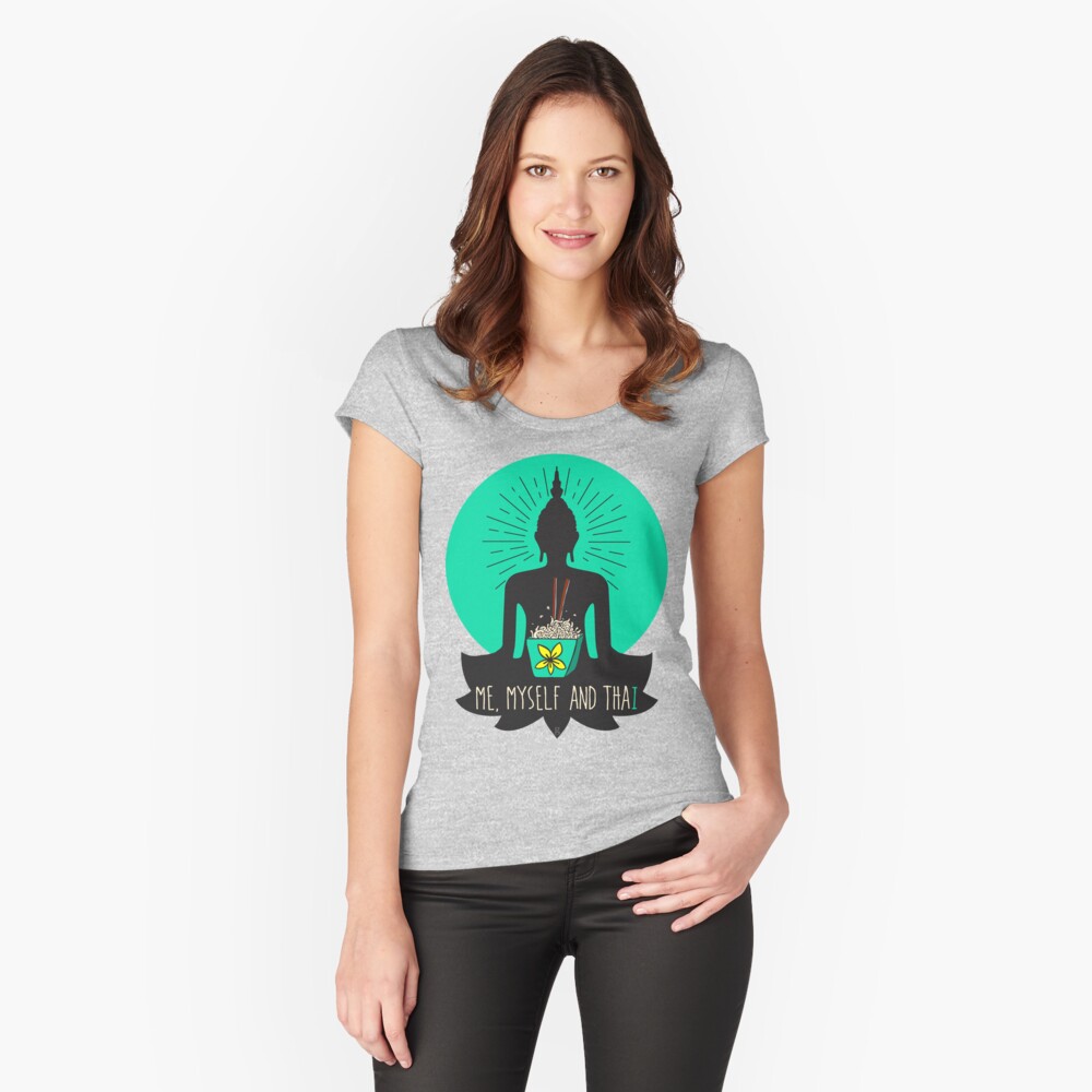 Item preview, Fitted Scoop T-Shirt designed and sold by gtee.
