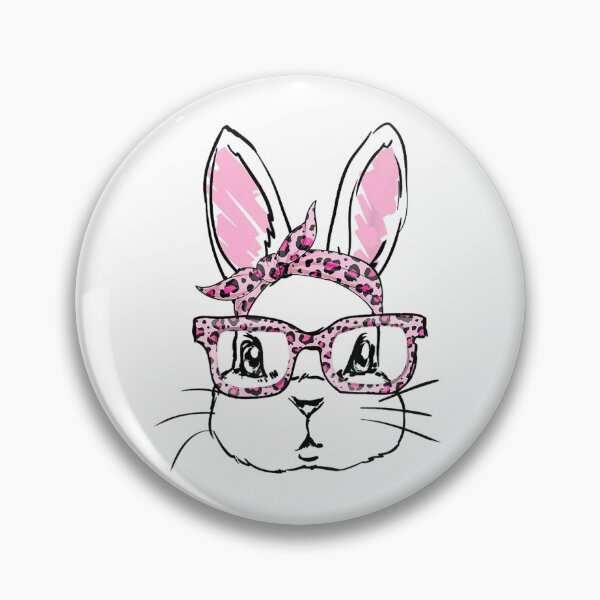 Item preview, Cute Bunny Face Leopard Glasses Headband Happy Easter Day  designed and sold by poolbar.