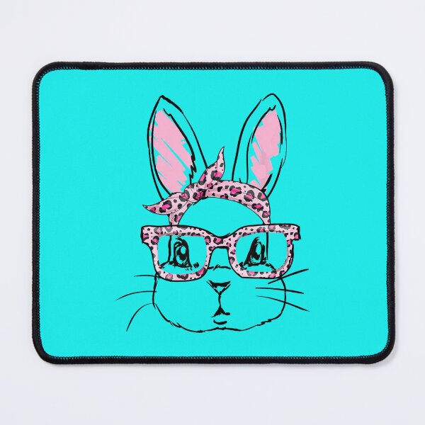 Item preview, Cute Bunny Face Leopard Glasses Headband Happy Easter Day  designed and sold by poolbar.