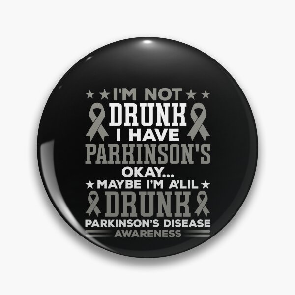 Item preview, I'm Not Drunk I Have Parkinson's Shirt, Parkinson Disease Awareness Shirt, I Wear Silver Shirt, Parkinson's Disorder Shirt, Parkinsons Month designed and sold by aymob.