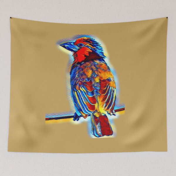 Item preview, Black Collared Barbet designed and sold by Blertz.