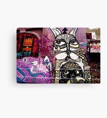 Cat Graffiti Canvas Print