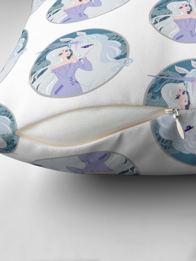 Alternate view of The Lady and Her Unicorn Floor Pillow