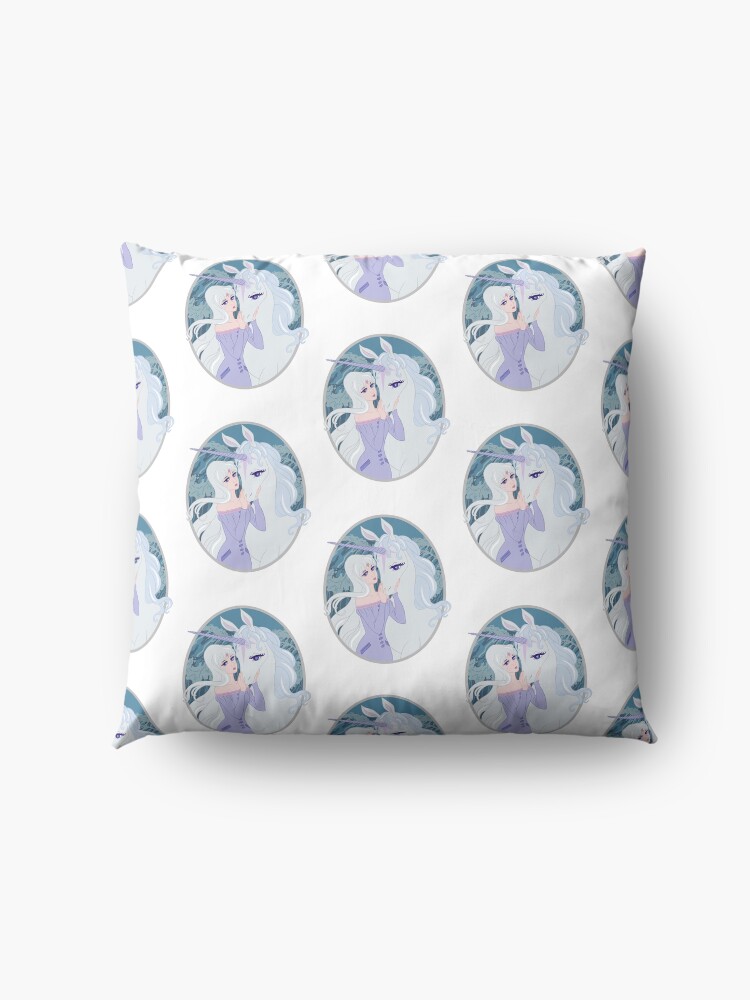 Alternate view of The Lady and Her Unicorn Floor Pillow