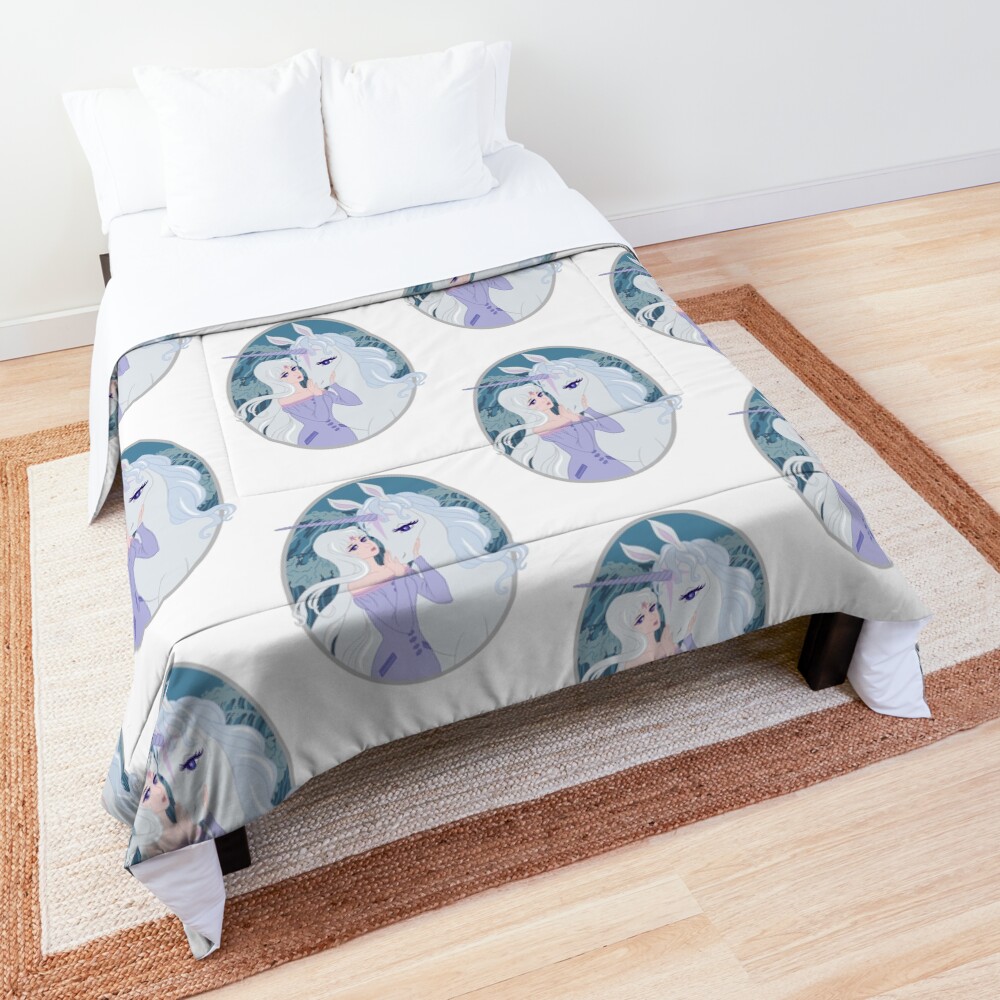 The Lady and Her Unicorn Comforter