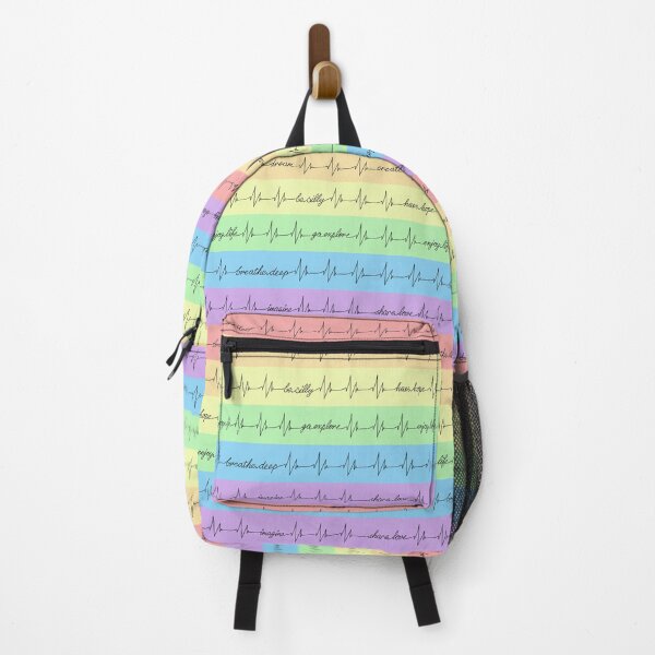 Item preview, Pastel Heartbeat Life Advise Rainbow designed and sold by MyThingNow.