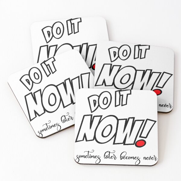 Item preview, T-shirt for boys and girls motivation quotes printed with do it now sometimes later becomes never designed and sold by LTMARKETING.