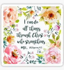 I can do all things Sticker