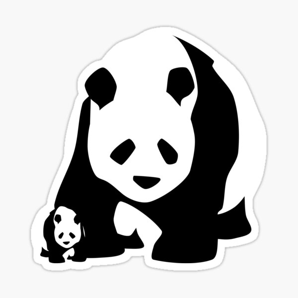Little Panda Stickers Redbubble